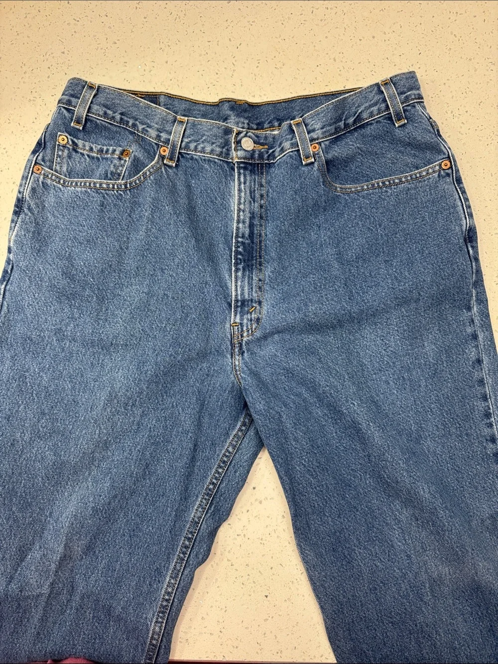 Levi's 550 Relaxed Jeans in Classic Blue Denim 40x32